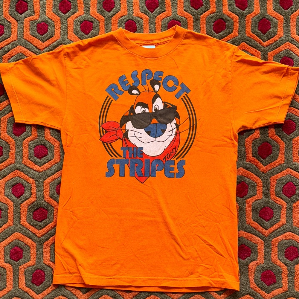 MAKE OFFER! Kellogg's Tony the Tiger Orange Graphic Tee t-shirt Men's Med.